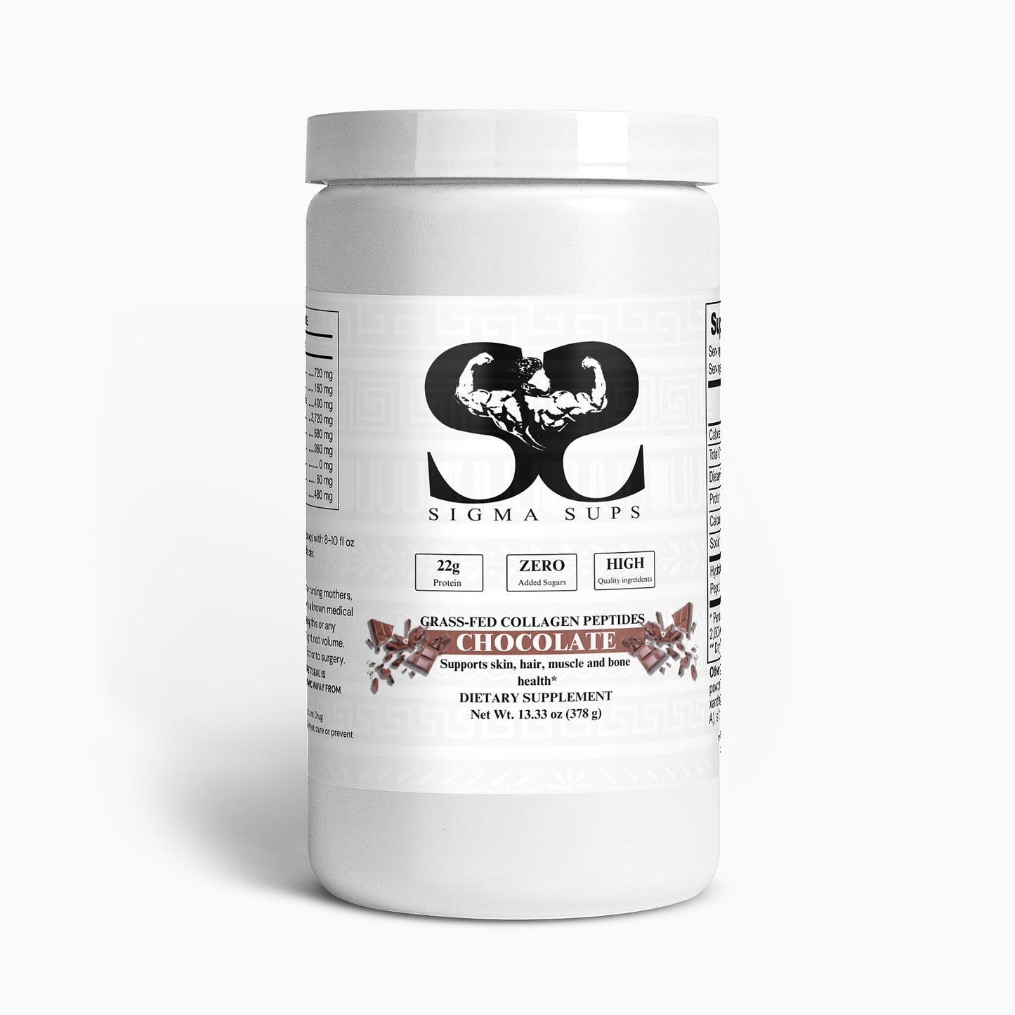 Grass-Fed Collagen Peptides Powder (Chocolate)