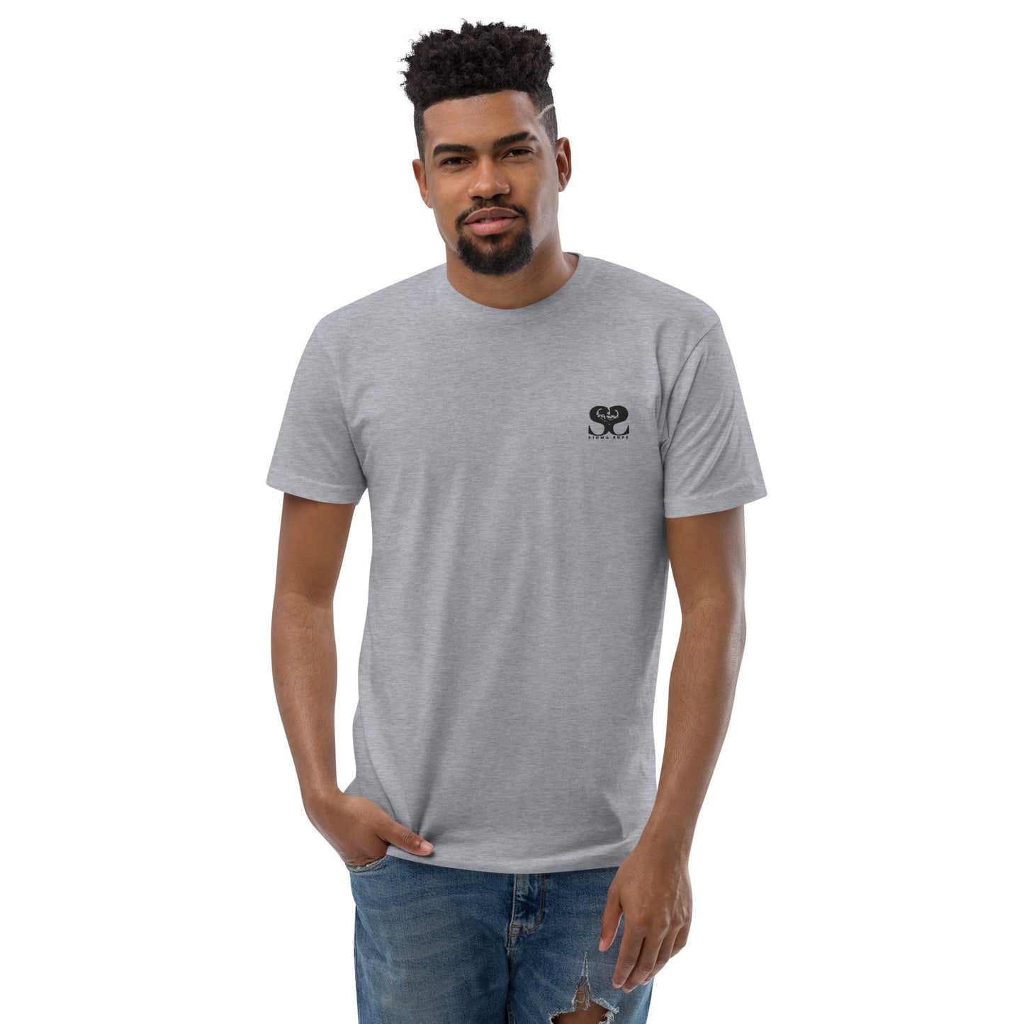 Joshua 1:9 Embroidered Fitted Tee