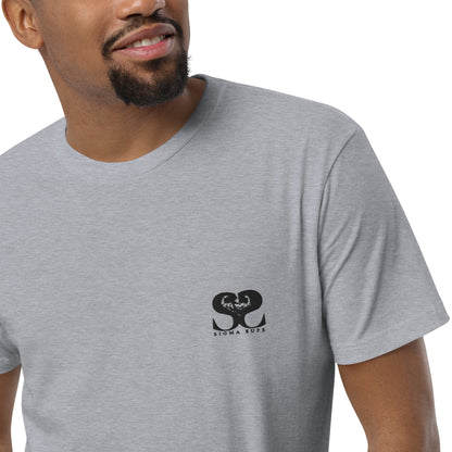 Joshua 1:9 Embroidered Fitted Tee