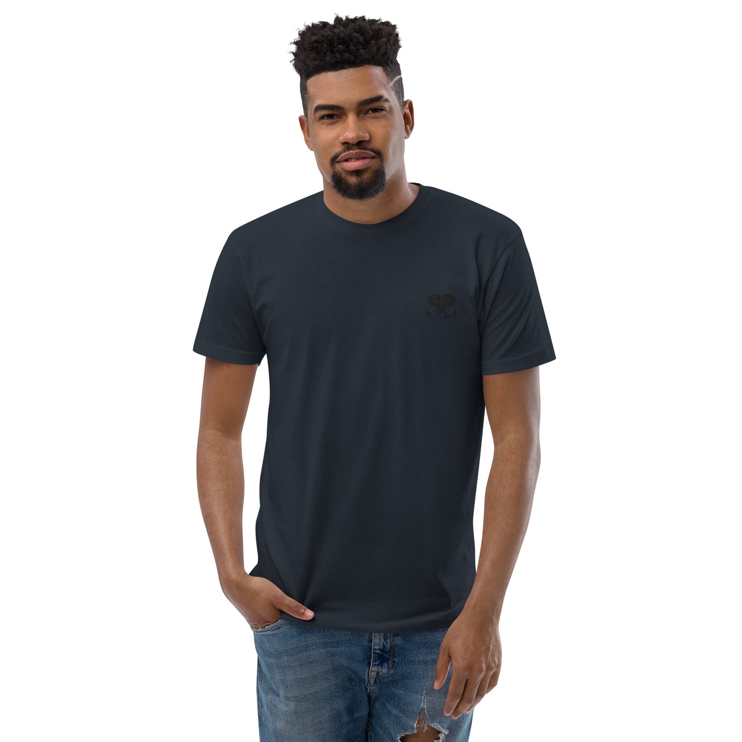 Joshua 1:9 Embroidered Fitted Tee