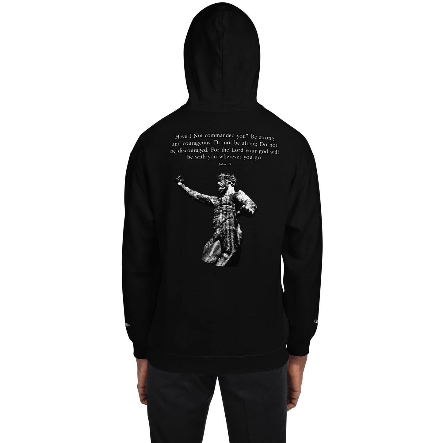 Joshua 1:9 Embroidered Hoodie