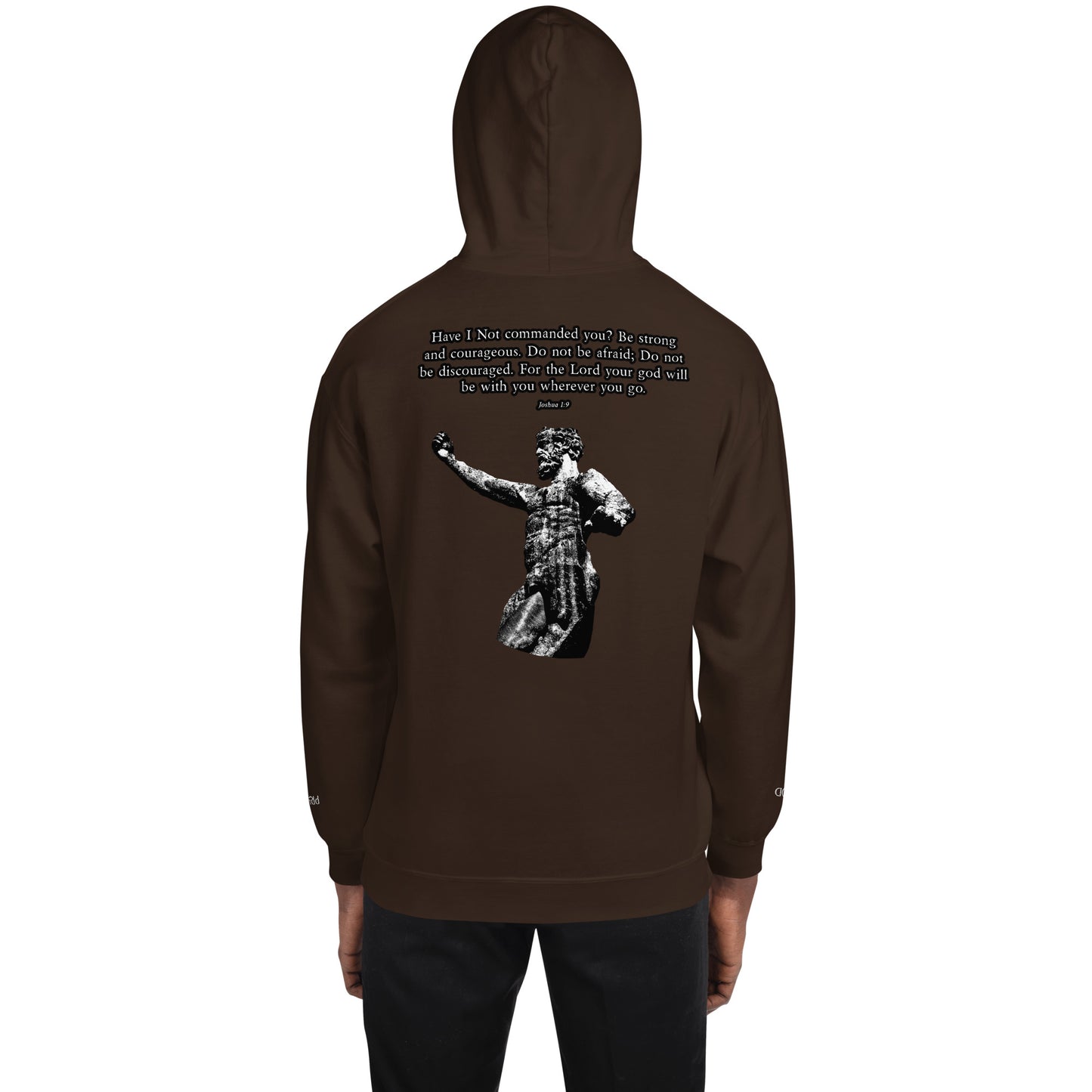 Joshua 1:9 Embroidered Hoodie