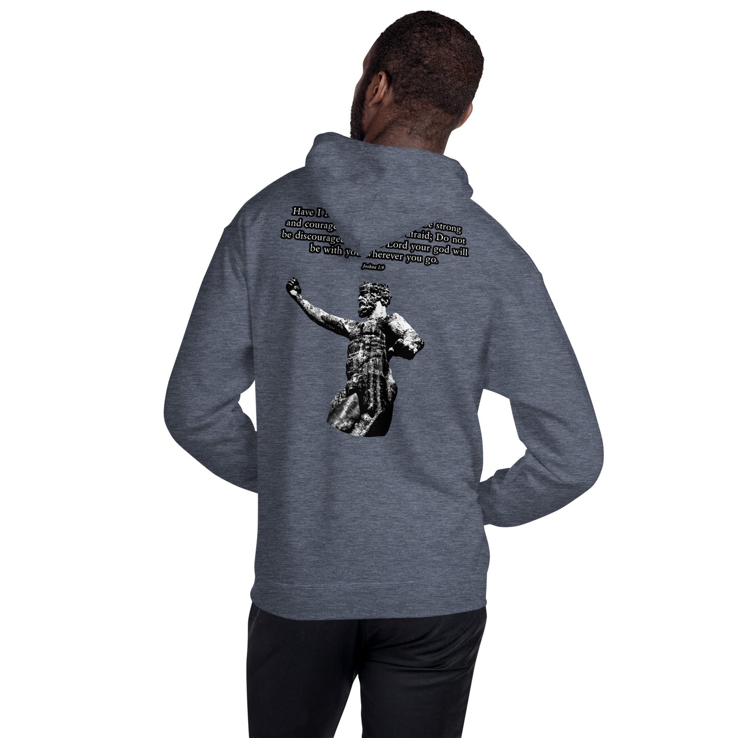 Joshua 1:9 Embroidered Hoodie