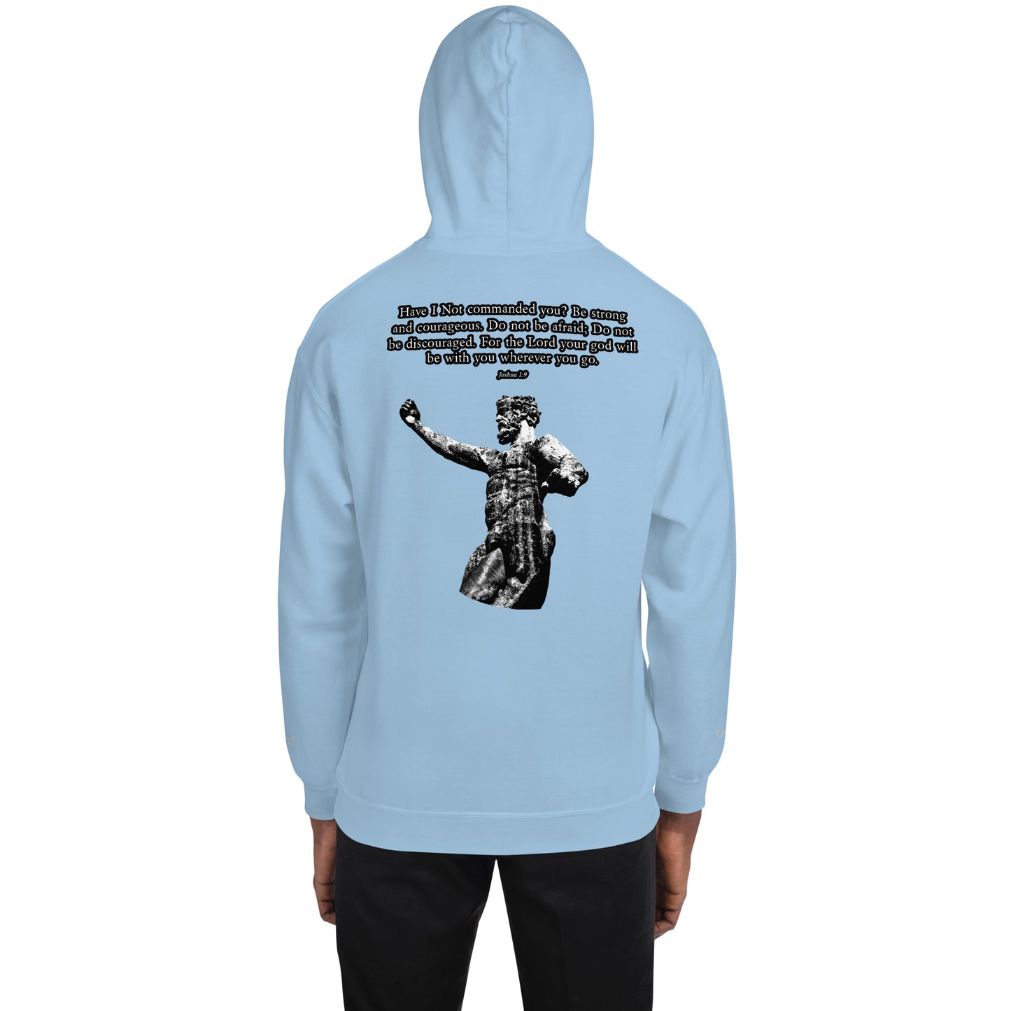 Joshua 1:9 Embroidered Hoodie