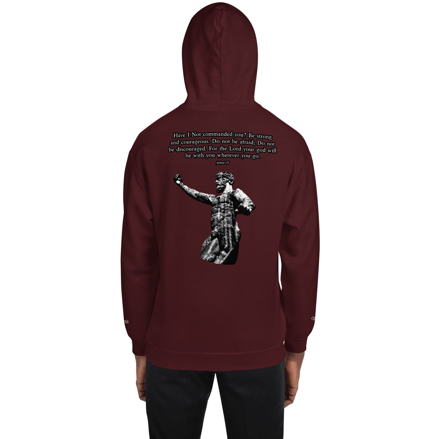 Joshua 1:9 Embroidered Hoodie